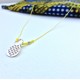 Collier ananas et perle Miyuki jaune