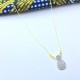 Collier ananas et perle Miyuki jaune